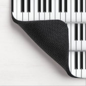 Toetsenbord/pianotoetsen: Custom Mousepad Muismat (Hoek)