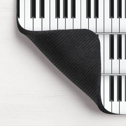 Toetsenbord/pianotoetsen: Custom Mousepad Muismat (Hoek)