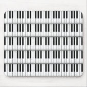 Toetsenbord/pianotoetsen: Custom Mousepad Muismat (Voorkant)