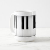 Toetsenbord/pianotoetsen: Koffiemok (Voorkant links)