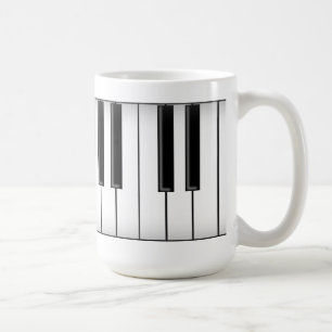 Toetsenbord/pianotoetsen: Koffiemok