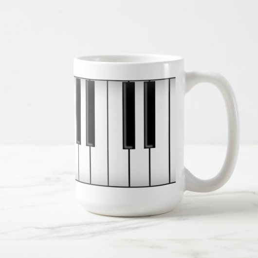Toetsenbord/pianotoetsen: Koffiemok (Rechts)