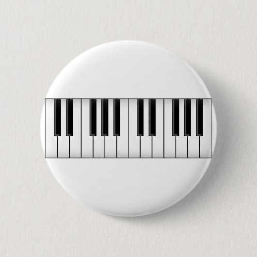 Toetsenbord/pianotoetsen: Ronde Button 5,7 Cm (Voorkant)