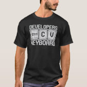Toetsenbord Programmeur Codeerder Game Computer On T-shirt (Voorkant)