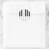 Toetsenbord Ronde Sticker (Tas)