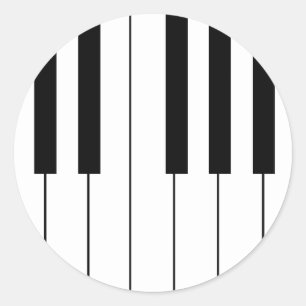 Toetsenbord Ronde Sticker