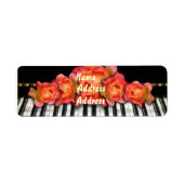 Toetsenbord Rozen Piano Label (Voorkant)