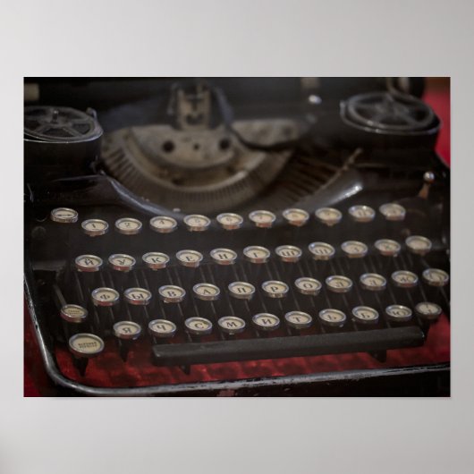 Toetsenbord uit het verleden poster (Voorkant)