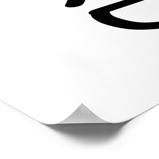 Toetsenbord voelt de muziek poster (Hoek)