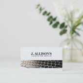 Toetsenbord voor computerreparatietechnicus visitekaartje (Staand voorkant)