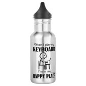 Toetsenbord voor fijne plek waterfles  (Links)