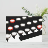  toetsenbord voor oude, gefaseerde schrijfmachine  (Staand voorkant)