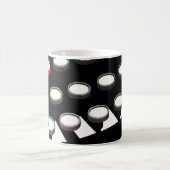 toetsenbord voor oude, gefaseerde schrijfmachine koffiemok (Center)