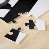 toetsenbord voor oude, gefaseerde schrijfmachine  legpuzzel (Zijkant)