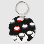  toetsenbord voor oude, gefaseerde schrijfmachine  sleutelhanger (Voorkant)