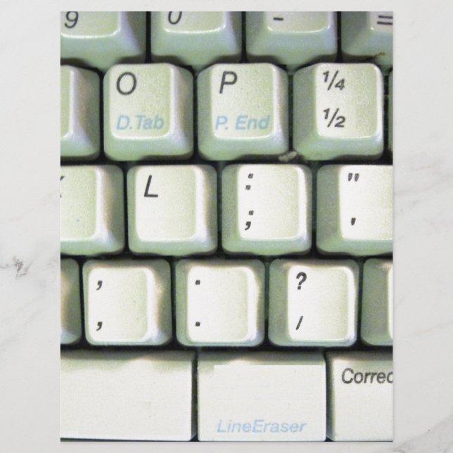 Toetsenbord voor schrijfmachines (Voorkant)