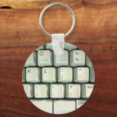 Toetsenbord voor schrijfmachines sleutelhanger (Voorkant)