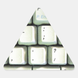 Toetsenbord voor schrijfmachines sticker