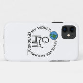 Toetsenbord - Wereld revolt rond Case-Mate iPhone Case (Achterkant (horizontaal))