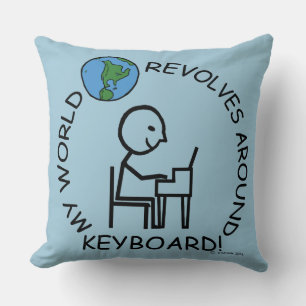 Toetsenbord - Wereld revolt rond Kussen