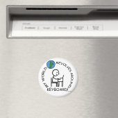 Toetsenbord - Wereld revolt rond Magneet (Insitu (Vaatwasser))