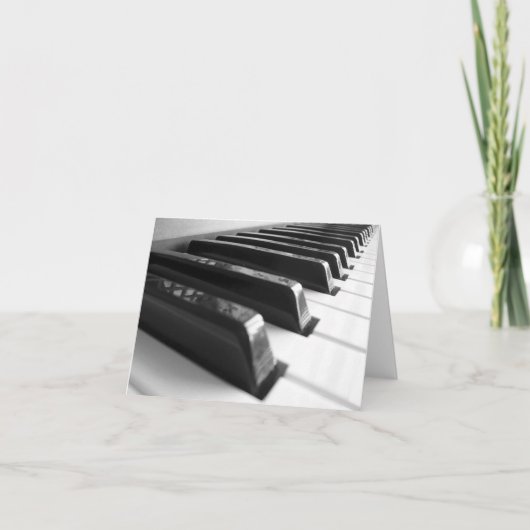 Toetsenbord - zwart en wit kaart (Voorkant)