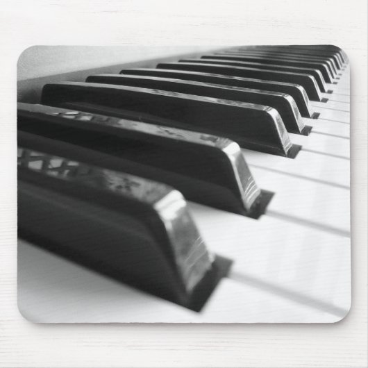 Toetsenbord - zwart en wit muismat (Voorkant)