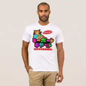 Toetsenbordkat Japan T-Shirt! T-shirt (Voorkant volledig)
