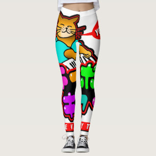 Toetsenbordkat Japanse YOROSHIKU-leggings Leggings