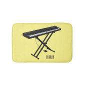 Toetsenbordpianorafbeelding cartoon badmat (Voorkant)