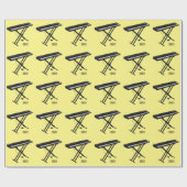 Toetsenbordpianorafbeelding cartoon cadeaupapier (Vlak)