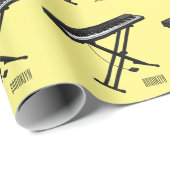 Toetsenbordpianorafbeelding cartoon cadeaupapier (Rol Hoek)