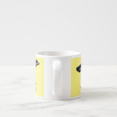 Toetsenbordpianorafbeelding cartoon espresso kop (Achterkant)