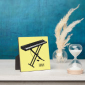 Toetsenbordpianorafbeelding cartoon fotoplaat (Insitu)