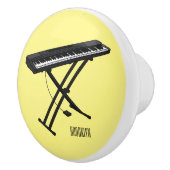 Toetsenbordpianorafbeelding cartoon keramische knop (Rechts)