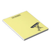 Toetsenbordpianorafbeelding cartoon notitieblok (Schuin)