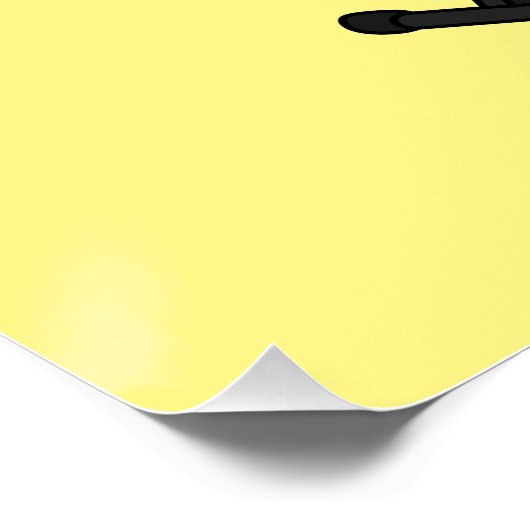 Toetsenbordpianorafbeelding cartoon perfect poster (Hoek)