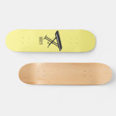 Toetsenbordpianorafbeelding cartoon persoonlijk skateboard (Horizontaal)