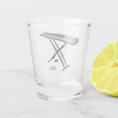 Toetsenbordpianorafbeelding cartoon shot glas (Achterkant)