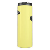 Toetsenbordpianorafbeelding cartoon thermosbeker (Achterkant)