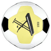 Toetsenbordpianorafbeelding cartoon voetbal (Gedraaid)