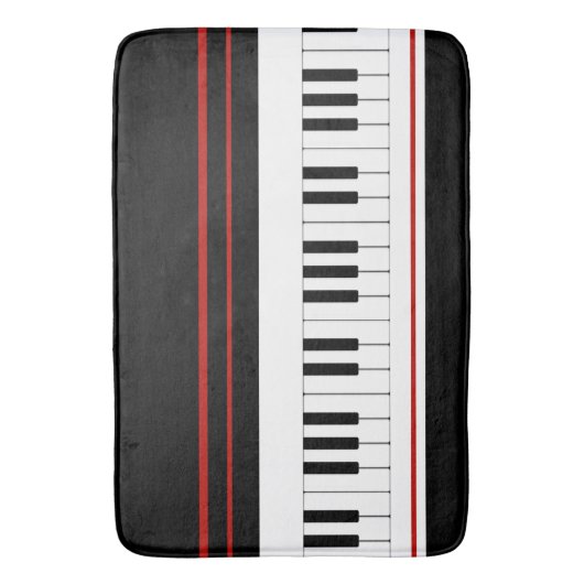 Toetsenbordserenade Badmat (Voorkant Verticaal)