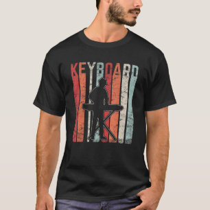 Toetsenbordspeler Muziek Muzikant Pianist Vintage T-shirt