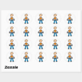 Toetsenbordspeler Stickers Sticker (Vel)