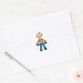 Toetsenbordspeler Stickers Sticker (Envelop)