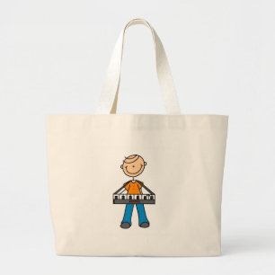 Toetsenbordtas voor toetsenbord grote tote bag