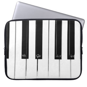 Toetsenbordtoetsen voor piano laptop sleeve