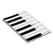 Toetsenbordtoetsen voor piano notitieboek (Rechterzijde)
