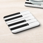 Toetsenbordtoetsen voor piano onderzetter (Linkerzijde)