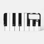 Toetsenbordtoetsen voor piano samsung galaxy hoesje (Achterkant horizontaal)